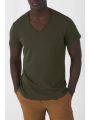 T-shirt B&C Organic Cotton Inspire V-neck T-shirt voor bedrukking &amp; borduring
