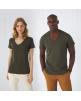 T-shirt B&C Organic Cotton Inspire V-neck T-shirt voor bedrukking & borduring
