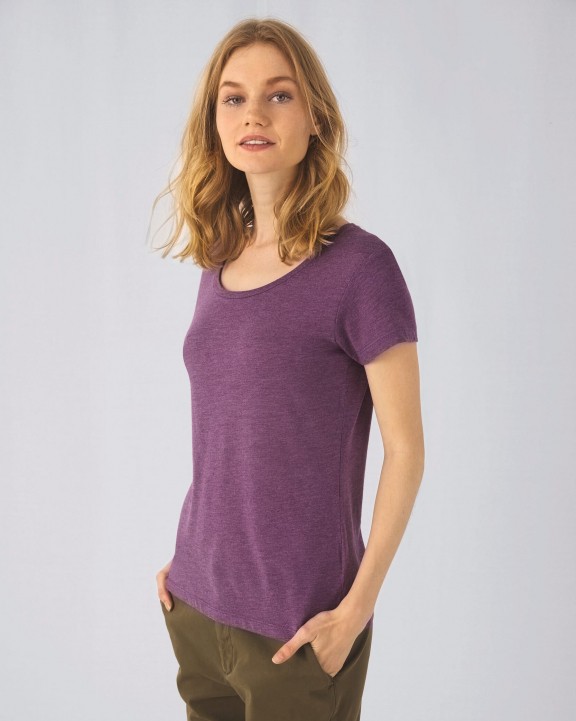 T-shirt personnalisable B&C T-shirt Triblend col rond Femme