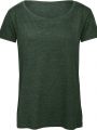 T-shirt Triblend col rond Femme