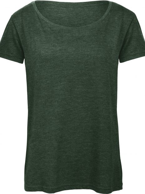 T-shirt Triblend col rond Femme