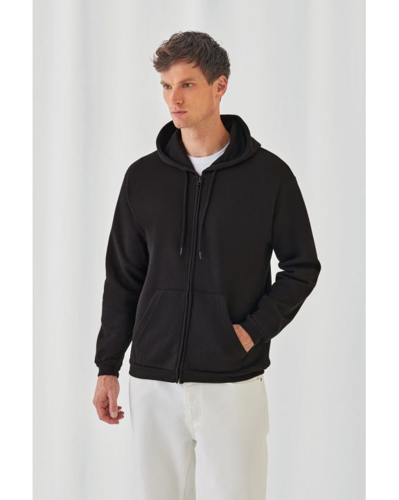 Sweater B&C ID.205 Hooded Full Zip Sweatshirt voor bedrukking & borduring