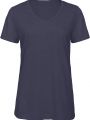 T-shirt Triblend col V Femme