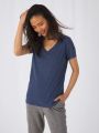 T-shirt Triblend col V Femme