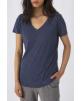 T-shirt B&C TriBlend V-neck TEE / Woman voor bedrukking & borduring