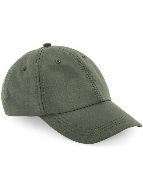 BEECHFIELD Casquette style Outdoor - 6 panneaux vert olive personnalisable