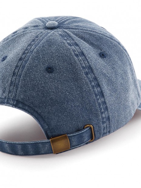 Casquettes à personnaliser BEECHFIELD Casquette vintage profil bas vintage denim