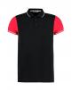 Polo personnalisable KUSTOM KIT Fashion Fit Contrast Tipped Polo