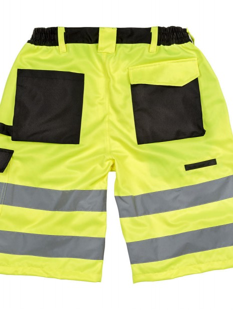Bermudas & Shorts à personnaliser RESULT Short cargo de sécurité fluo yellow