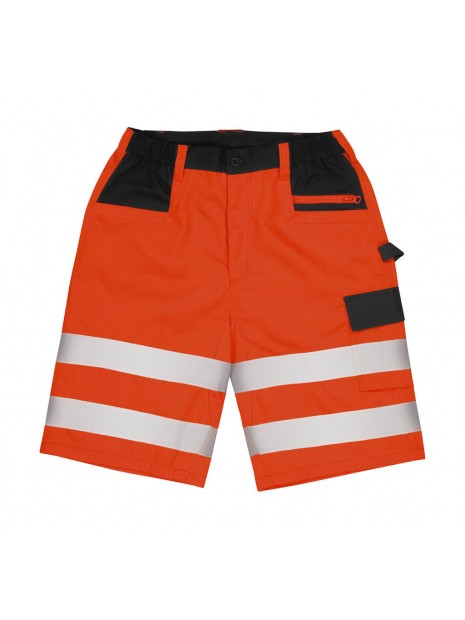 RESULT Short cargo de sécurité flo orange personnalisable