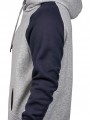 Sweat-shirts à personnaliser TEE JAYS TWO-TONE  HOODED SWEATSHIRT heather/bleu marine