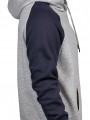 Sweat-shirts à personnaliser TEE JAYS TWO-TONE  HOODED SWEATSHIRT heather/bleu marine
