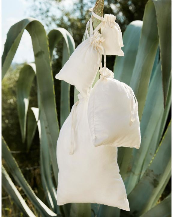 Tas & zak WESTFORDMILL Organic Cotton Drawcord Bag voor bedrukking & borduring
