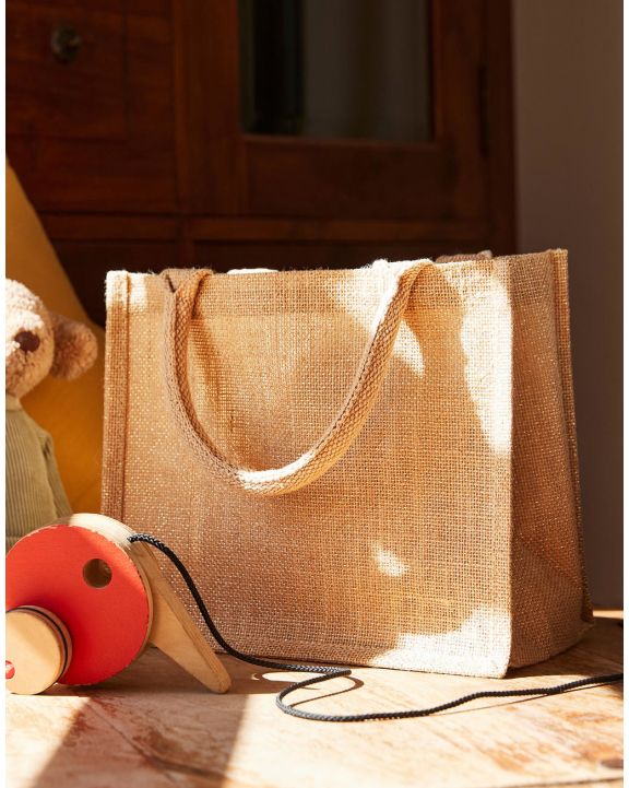 Tasche WESTFORDMILL Shimmer Jute Mini Gift Bag personalisierbar