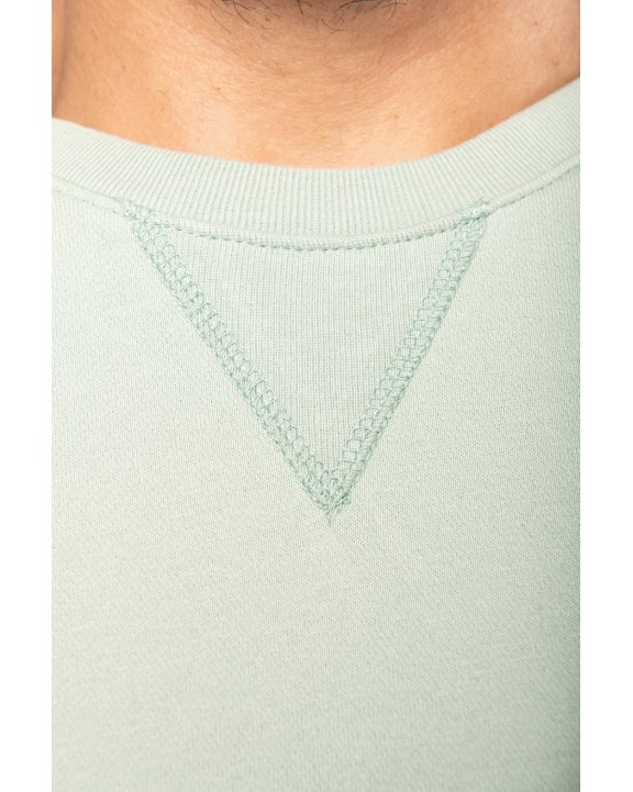 Sweater KARIBAN Herensweater BIO ronde hals raglanmouwen voor bedrukking &amp; borduring