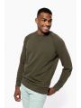 Sweater KARIBAN Herensweater BIO ronde hals raglanmouwen voor bedrukking &amp; borduring