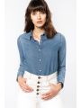 Chemise personnalisable KARIBAN Chemise denim femme