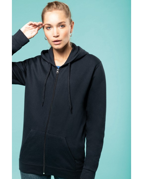 Sweat-shirt personnalisable KARIBAN Sweat-shirt zippé capuche unisexe