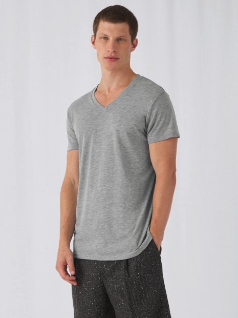 T-shirt Triblend col V Homme