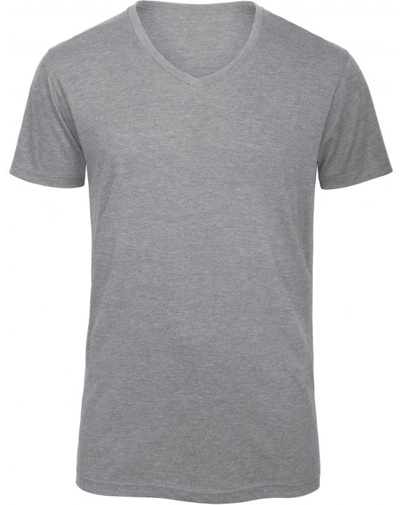 T-shirt B&C TriBlend V-neck TEE voor bedrukking & borduring