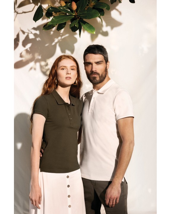 Polo personnalisable KARIBAN Polos coton piqué bio manches courtes homme