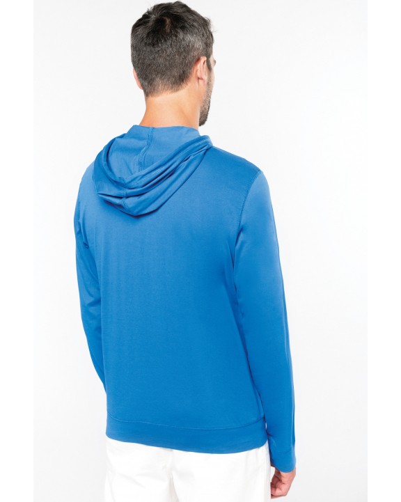 Sweater KARIBAN Hooded vestje van licht katoen voor bedrukking &amp; borduring