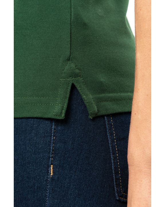 Poloshirt KARIBAN Piqué-damespolo korte mouwen voor bedrukking & borduring