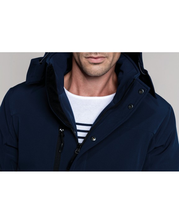 Softshell personnalisable KARIBAN Parka softshell doublée capuche homme