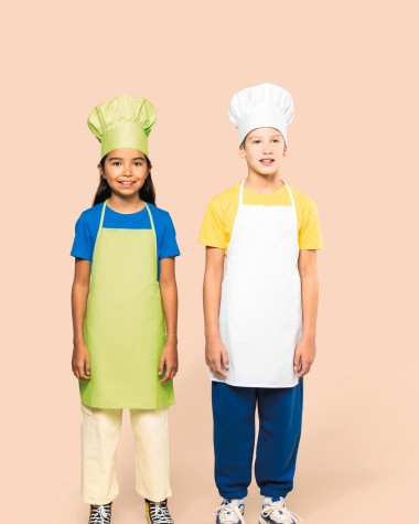 Tablier personnalisable KARIBAN Kit chef cuisinier enfant