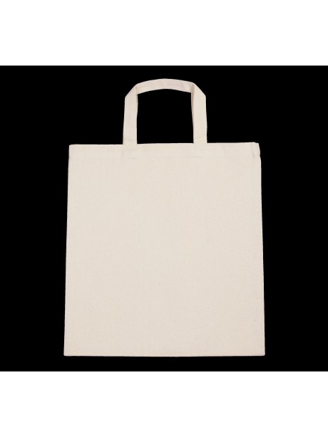 KIMOOD Sac shopping en coton canvas naturel personnalisable