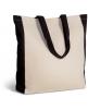 Tote bag KIMOOD Tweekleurige shopper voor bedrukking & borduring