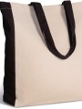 Tote bags à personnaliser KIMOOD Sac cabas bicolore 