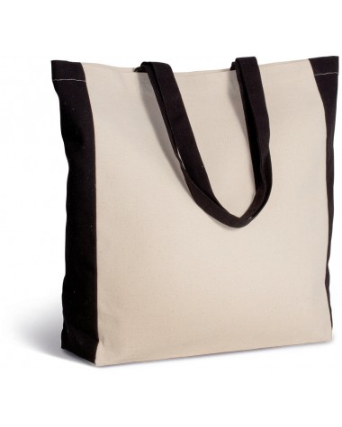 Tote bag personnalisable KIMOOD Sac cabas bicolore