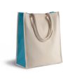 KIMOOD Baumwoll- / Jute-Shoppingtasche, 23 L Tote Bag personalisierbar