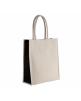 Tote bag KIMOOD Shopper van katoen/jute - 23 L voor bedrukking & borduring