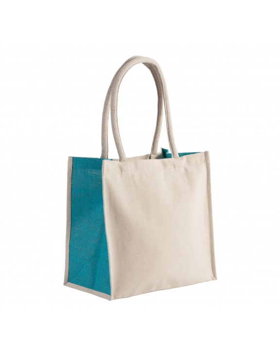 Tote bag personnalisable KIMOOD Sac cabas en coton / jute - 17 L