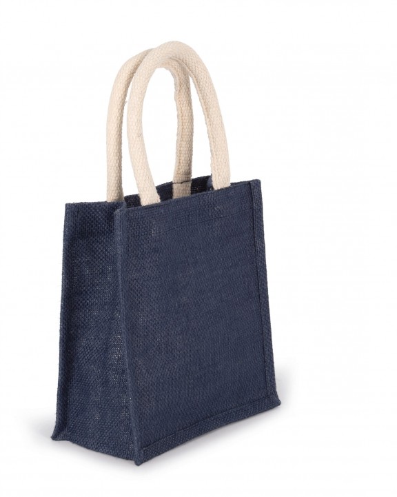 KIMOOD Jutetasche im Cabas-Stil Klein Tote Bag personalisierbar