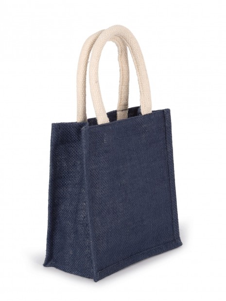 Tote bags à personnaliser KIMOOD Sac style cabas en toile de jute - petit modèle 
