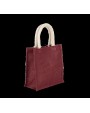 KIMOOD Jutetasche im Cabas-Stil Klein Tote Bag personalisierbar