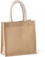 KIMOOD Jutetasche im Cabas-Stil Klein Tote Bag personalisierbar