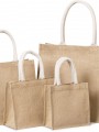 Tote bags à personnaliser KIMOOD Sac style cabas en toile de jute - petit modèle 