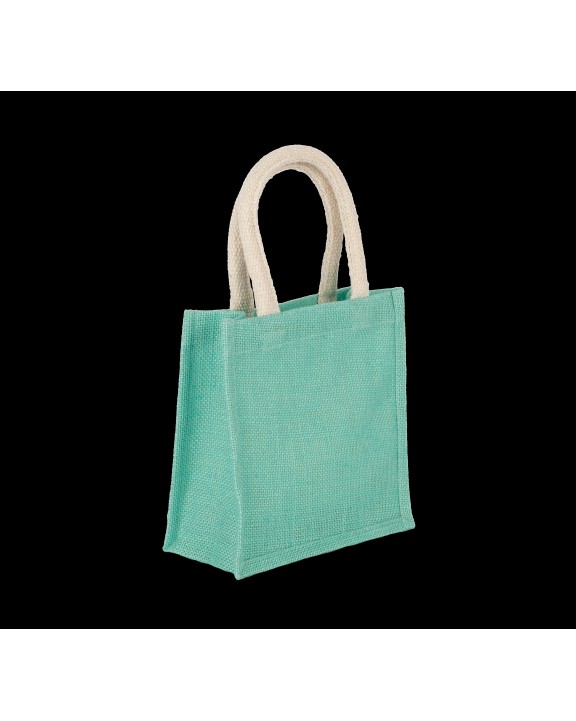 KIMOOD Jutetasche im Cabas-Stil Klein Tote Bag personalisierbar