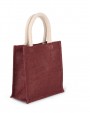 KIMOOD Jutetasche im Cabas-Stil Klein Tote Bag personalisierbar