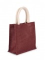 Tote bags à personnaliser KIMOOD Sac style cabas en toile de jute - petit modèle 