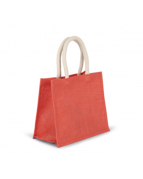 Tote bag personnalisable KIMOOD Sac style cabas en toile de jute - modèle moyen