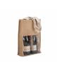 Sac & bagagerie personnalisable KIMOOD Sac porte-bouteilles en jute