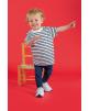 Baby artikel LARKWOOD Short Sleeve Striped T-shirt voor bedrukking & borduring
