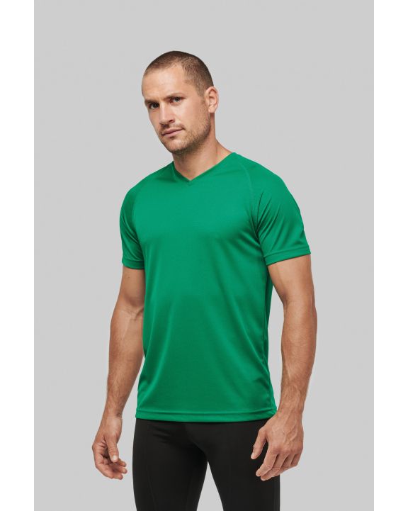 T-shirt PROACT Heren-sport-t-shirt V-hals voor bedrukking & borduring