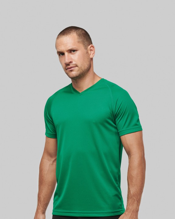 T-shirt personnalisable PROACT T-shirt de sport manches courtes col v homme