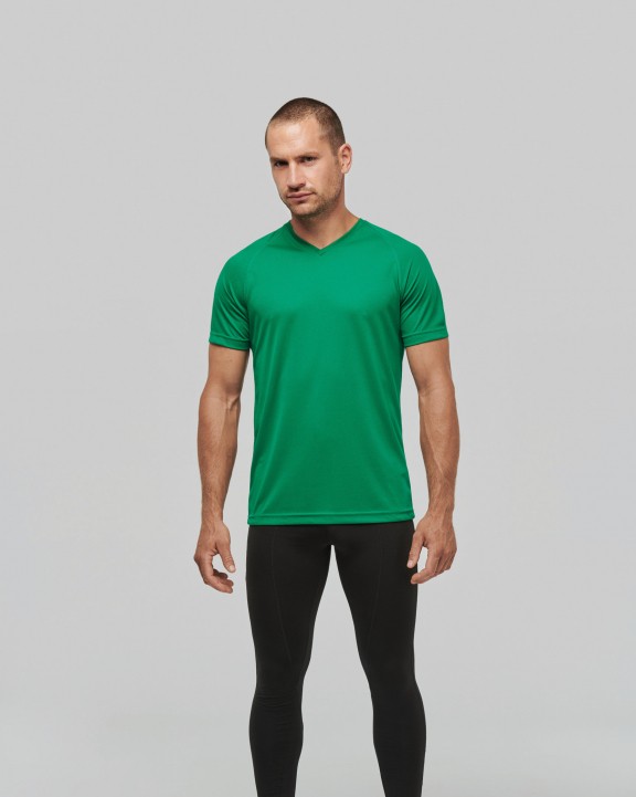 T-shirt personnalisable PROACT T-shirt de sport manches courtes col v homme